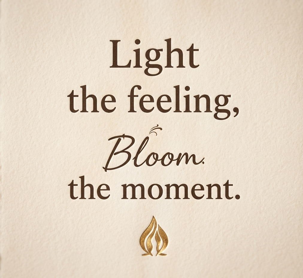 Lumi Wick hero candle warm glow close-up